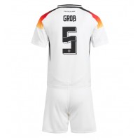Camisa de Futebol Alemanha Pascal Gross #5 Equipamento Principal Infantil Europeu 2024 Manga Curta (+ Calças curtas)